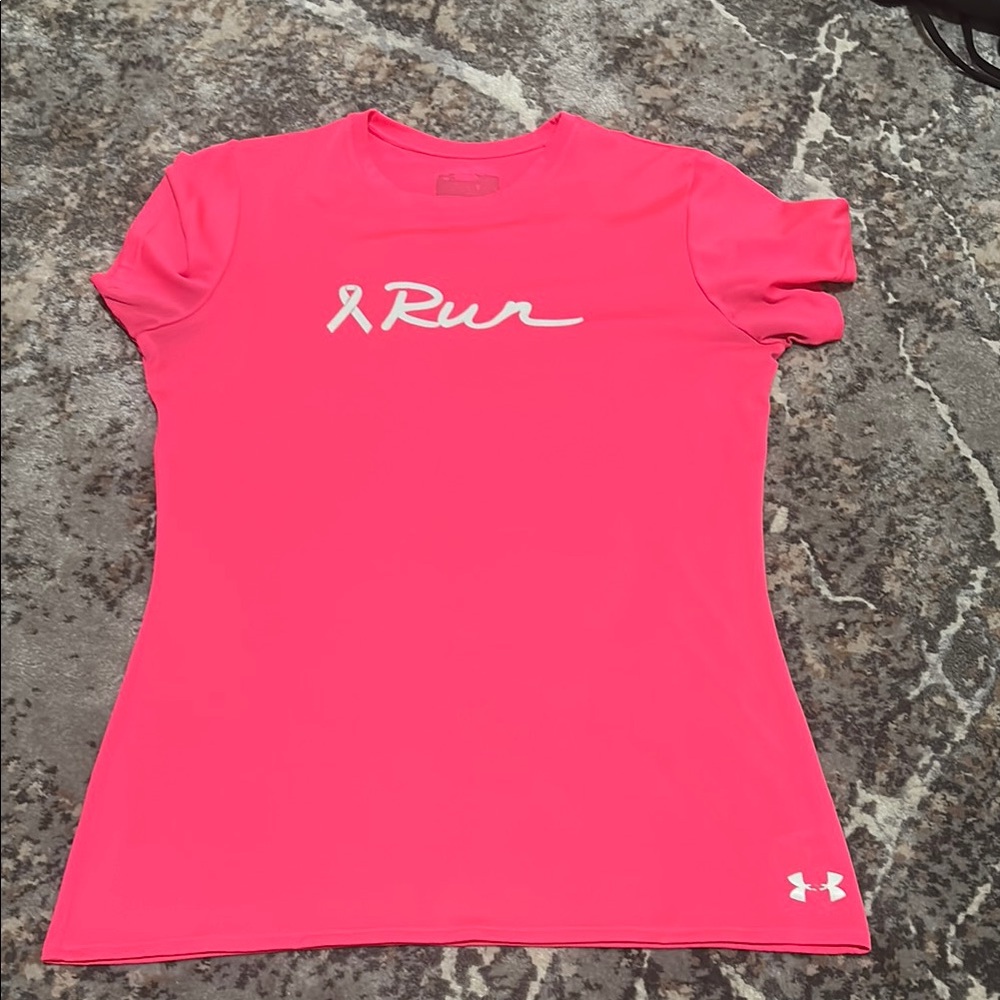 Under Armour Pink Breast Cancer Awareness - Short Sleeve Active Tee